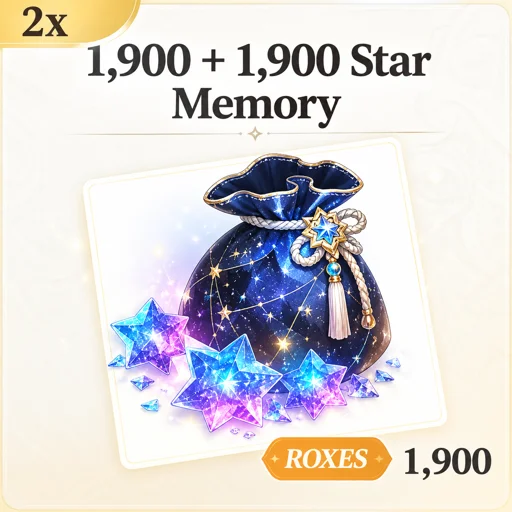 1,900 + 1,900 Star Memory