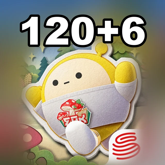 120 + 6 монет