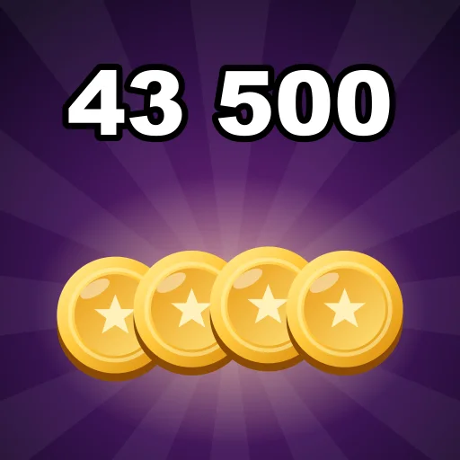 43 500 монет