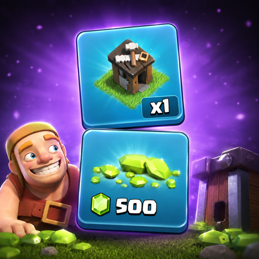1 Builder Pack 500 Gems