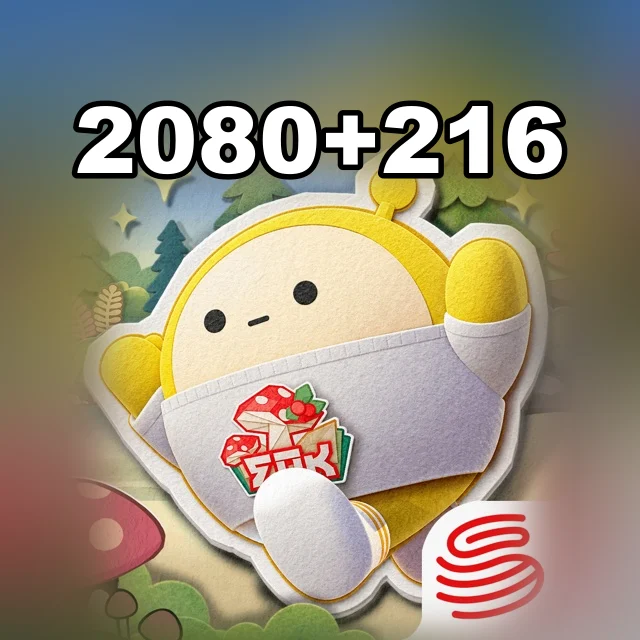 2080 + 216 монет